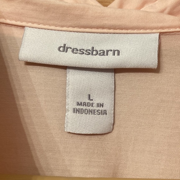 Dress Barn women tops with long sleeves. Size L. Cotton/nylon/spandex. - Picture 2 of 2